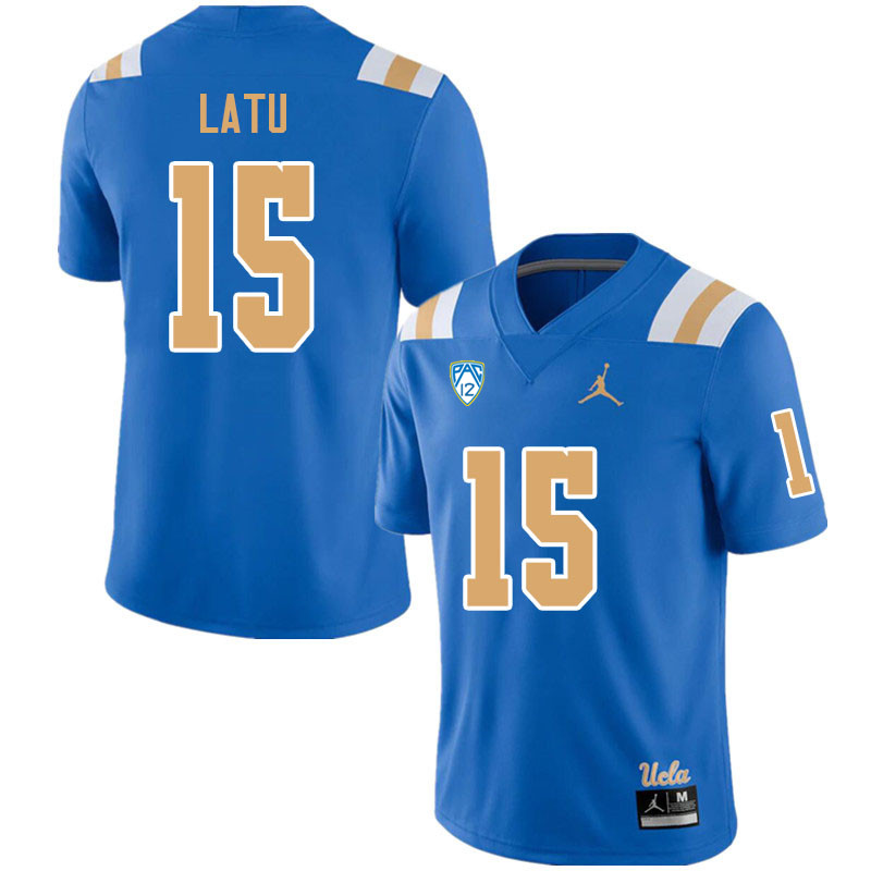 Jordan Brand Men-Youth #15 Laiatu Latu UCLA Bruins College Football Jerseys Sale-Blue